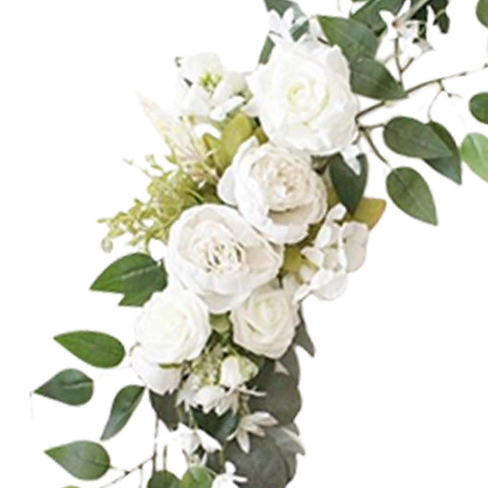 2 Pezzi Ghirlanda Fiori Matrimonio Arco Fiori Artificiali Seta Allestimento Floreale Decorazione Arco Cerimonia Rustica Adatta per Cerimonia Nuziale