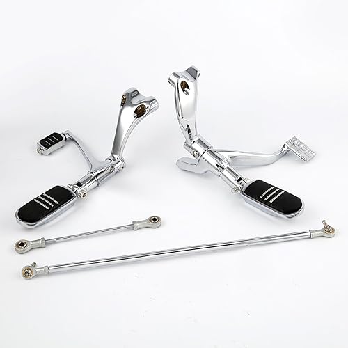 Miniatura 40 de XFMT - Reposapiés para motocicletas, compatible con Sportster negro