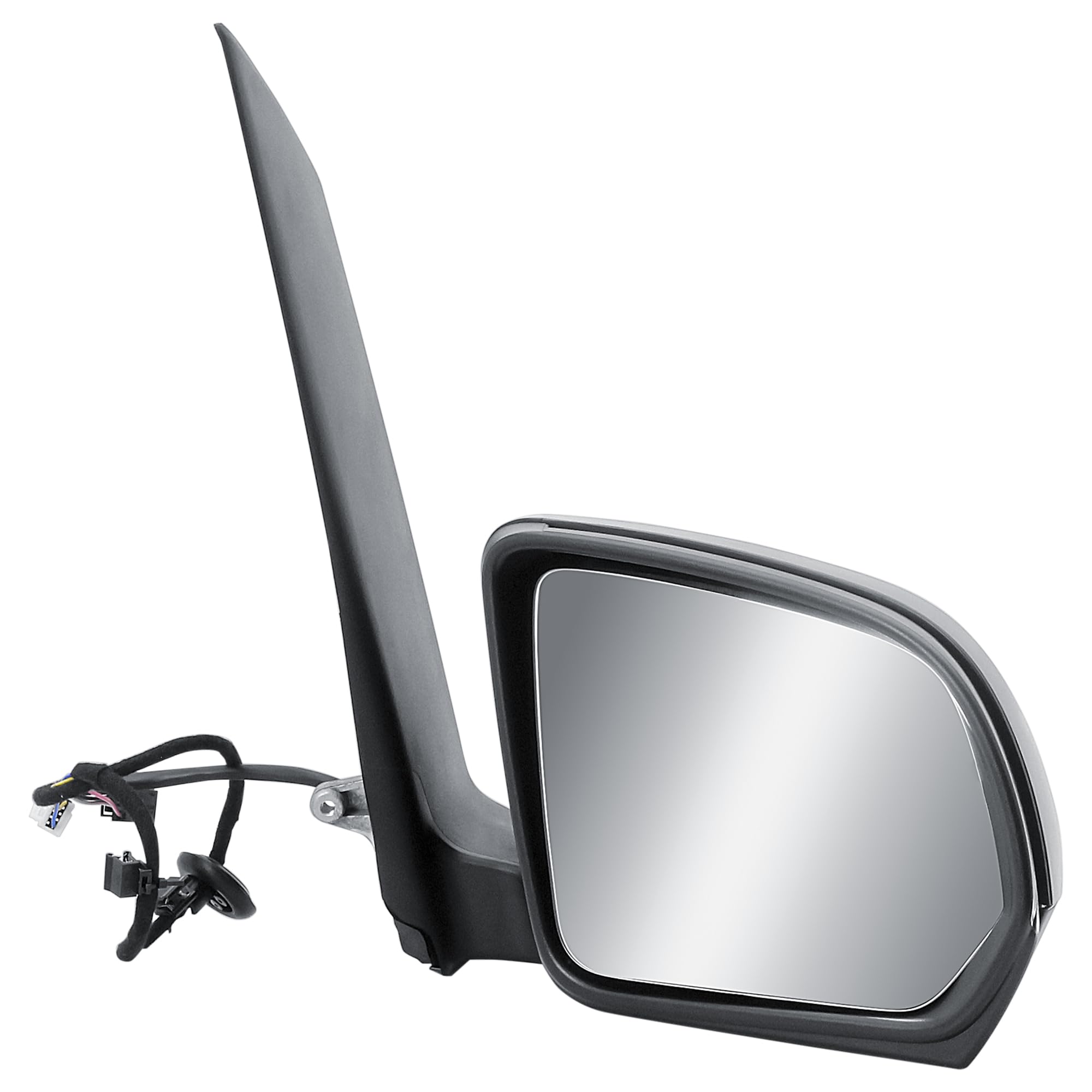 Espejo Retrovisor Exterior Electrico y Calefactable sin Luz Intermitente Plegable Manualmente Parte Trasera Estructurada Cubierta para Mercedes Vito W447 2014-2025 (Derecho RH Plegado Electronico)
