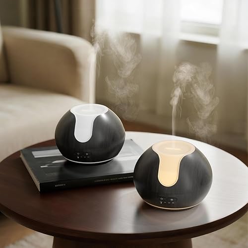 Miniatura 7 de ARVIDSSON Difusor de aceite esencial, difusor de aromaterapia de 6.8 fl oz con luz ambiental, difusor de aceite para el hogar, difusor ultrasónico