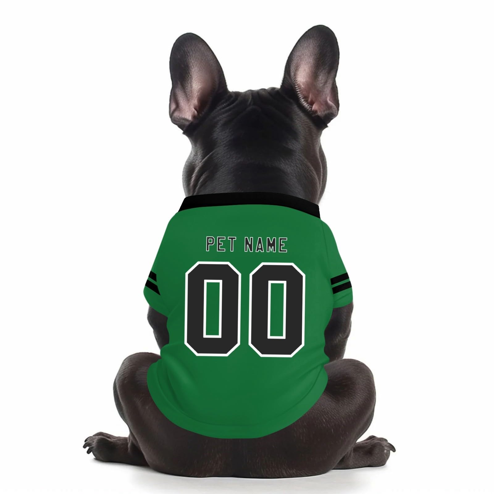 Customized Dog T-Shirt with Number, Personalized Dog Football Shirt, Breathable & Quiack Dry Football Jersey Gym Shirt for Large Medium Small Dogs & Cats