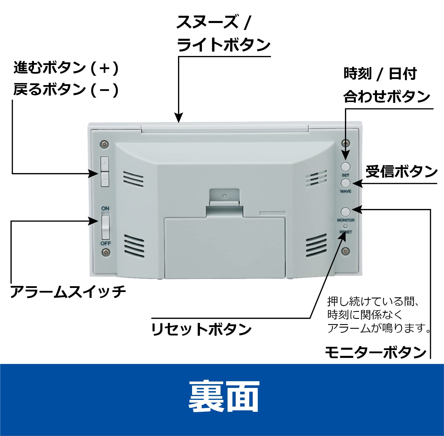 Amazon.co.jp: セイコー クロック 置き時計 目覚まし時計 電波 
