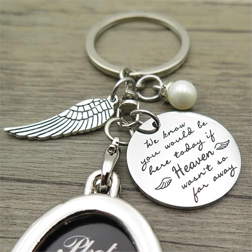 Miniatura 7 de Simdes Dije de ramo conmemorativo nupcial para marco de fotos de memoria de boda y llavero