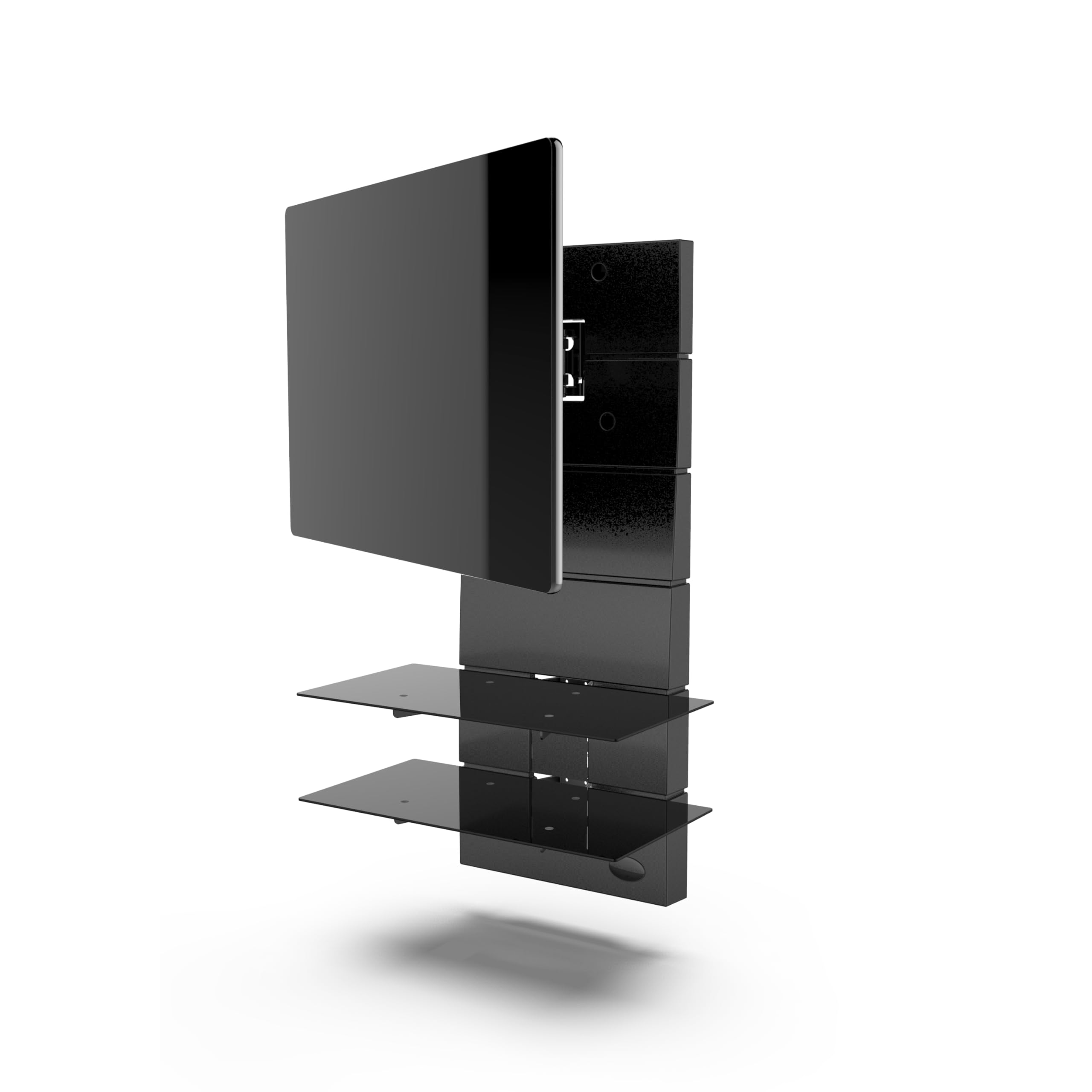 Meliconi GHOST Design 3500 Rotation Nero Matt Supporto da Muro per TV da 32" a 70", vesa 200, 300, 400 mm