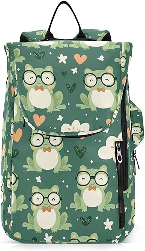 Bolsa de tenis para mujeres y hombres, transpirable, verde, lindas ranas, cubierta de raqueta de tenis de primavera, capacidad para 2 raquetas para