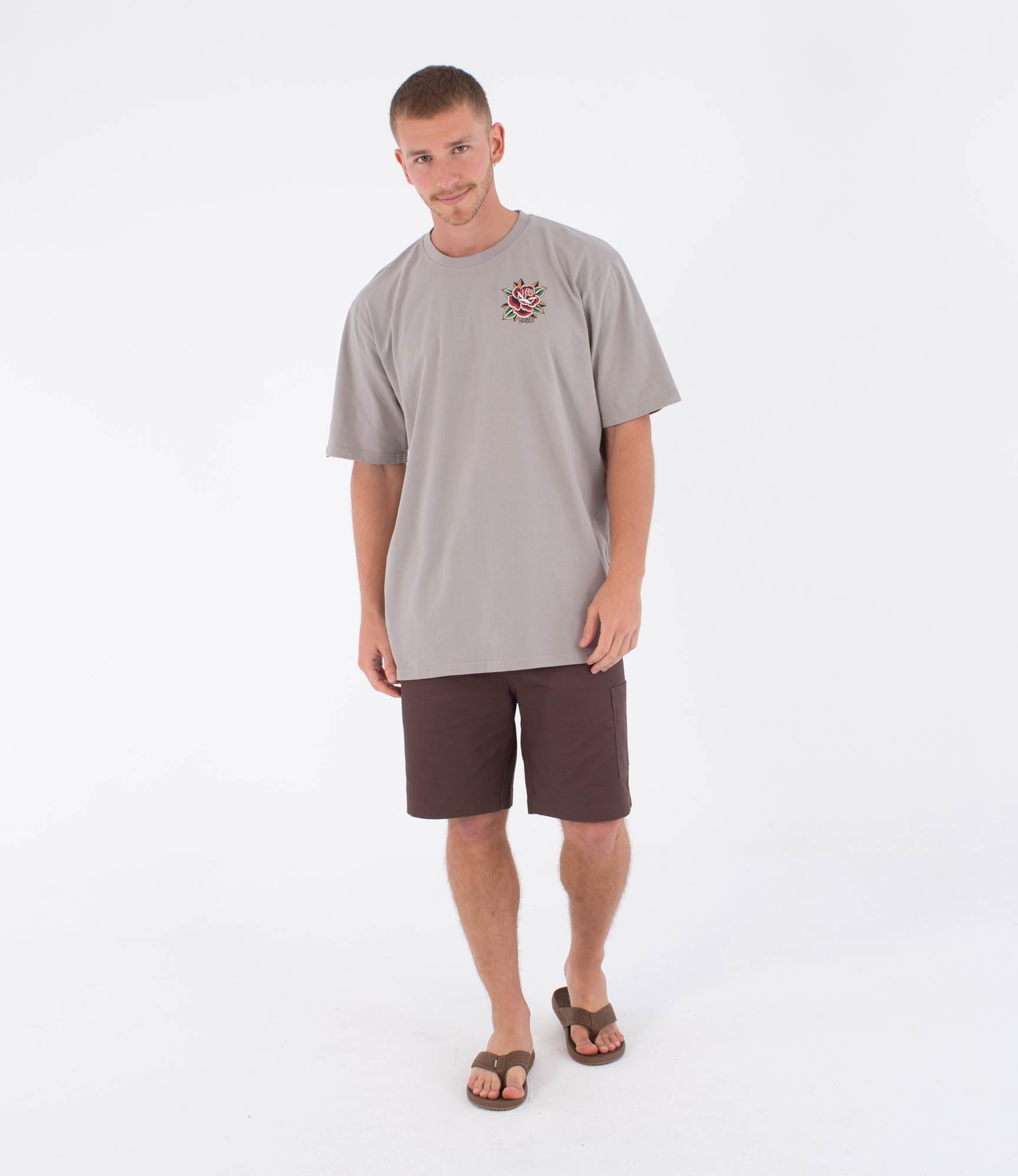 Hurley T-Shirt Short Sleeve Men - Tattoo Trudy Tiger T-Shirt Uomo