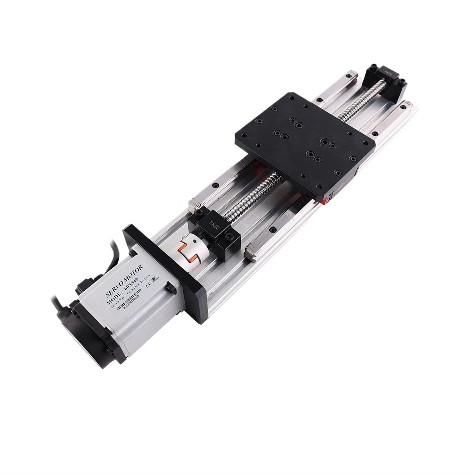 Metal Ball Screw nut end Processing SFU1204 Ball Screw Linear Module 600mm High Precision HGR Double Guide Sliding Table with Drive Ac Servo Motor 400w