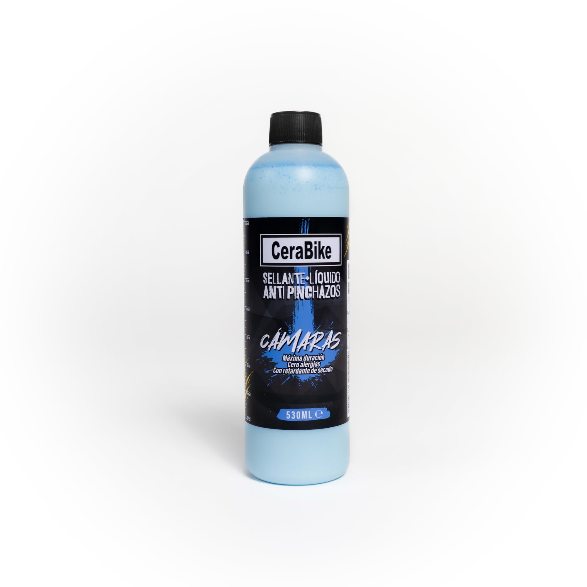 CeraBike CAMARAS Sellante Antipinchazos 530 ml. Válido para Carretera y Montaña.