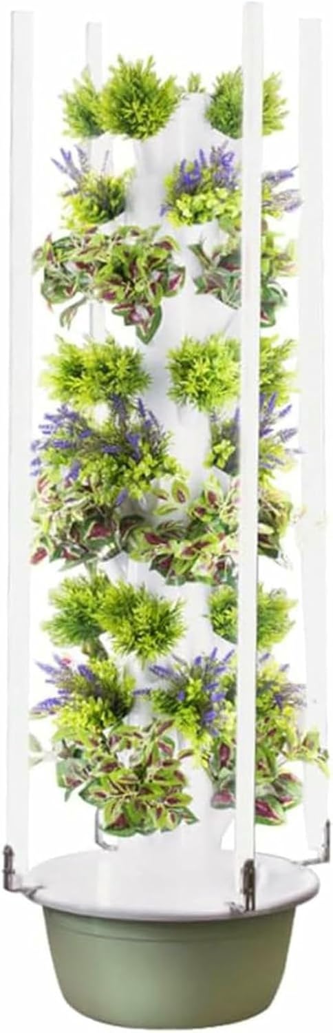 Hydroponics Growing System, 5/7/9 Layer Tower Garden Hydroponics Growing System, Plants Indoor Hydroponic Vegetable Tower for Gardening Lover-*