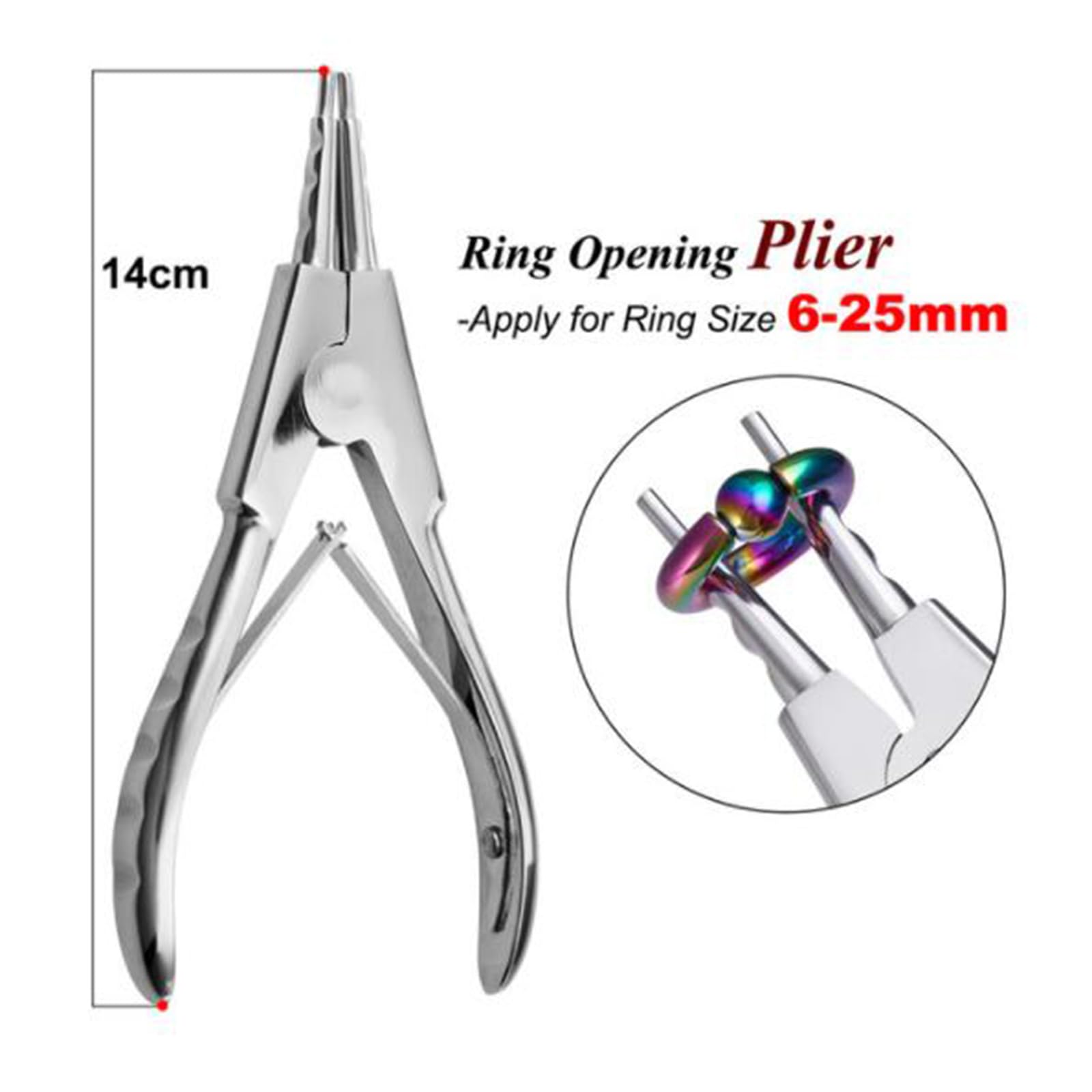 DJCIW Kit de piercing de oreja y nariz, kit de piercing de herradura para todos los piercings, acero inoxidable 316L, 14G, agujas de perforación cónico y kit de abrazaderas desechables