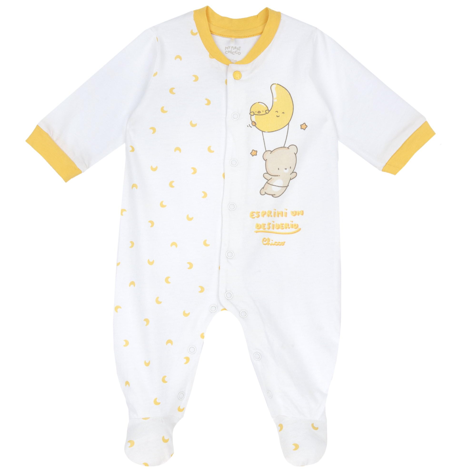 Chicco Tutina con Apertura Frontale Pigiamino per Bambino e Neonato Unisex-Bimbi