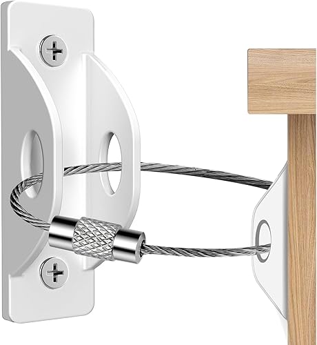 Anclajes de muebles (8 paquetes) correas de muebles para prueba de bebés, asegura muebles de 450 libras a la pared para evitar caídas, correas de