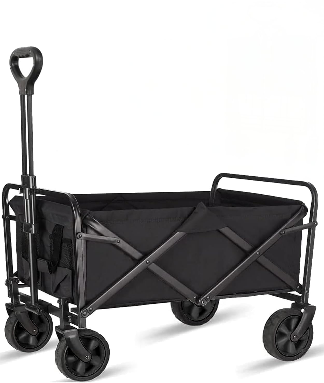 Timotech Carro Plegable con Ruedas, Carrito Transportador con Ruedas, Carro de Mandado de Gran Capacidad y Alta Resistencia, Carrito Portátil para Compras, Camping