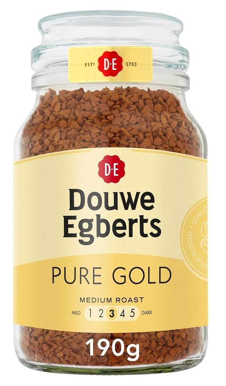 Douwe Egberts Pure Gold Instant Coffee, Medium Roast, 190g (Product Of UK) By Decadent Foods-picture-23