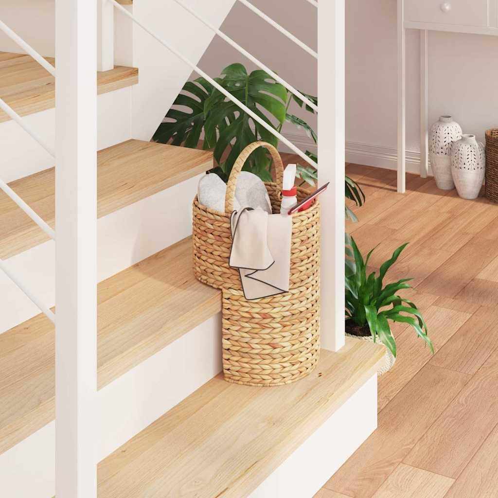 Genérico Cesta de Escalera Natural 28 x 26 x 47 cm Jacinto de Agua,Casa y jardín,Productos del hogar,Organización y Almacenamiento,Cestas para almacenaje,42020152
