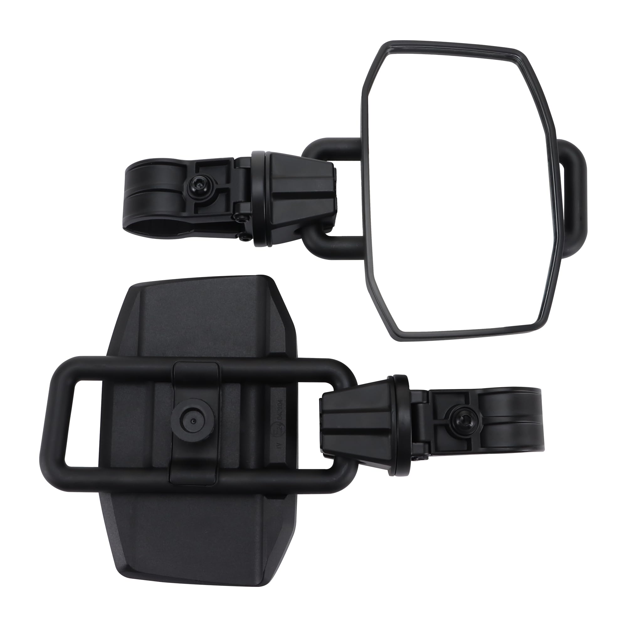 GOOFIT Noir 1.75- 2 Offroad Rétroviseur Rétroviseur Latéral Remplacement pour Polaris RZR Teryx Deere Gator Rhino YXZ RZR 2020 Moto Dune Buggy Beach Buggy ATV UTV