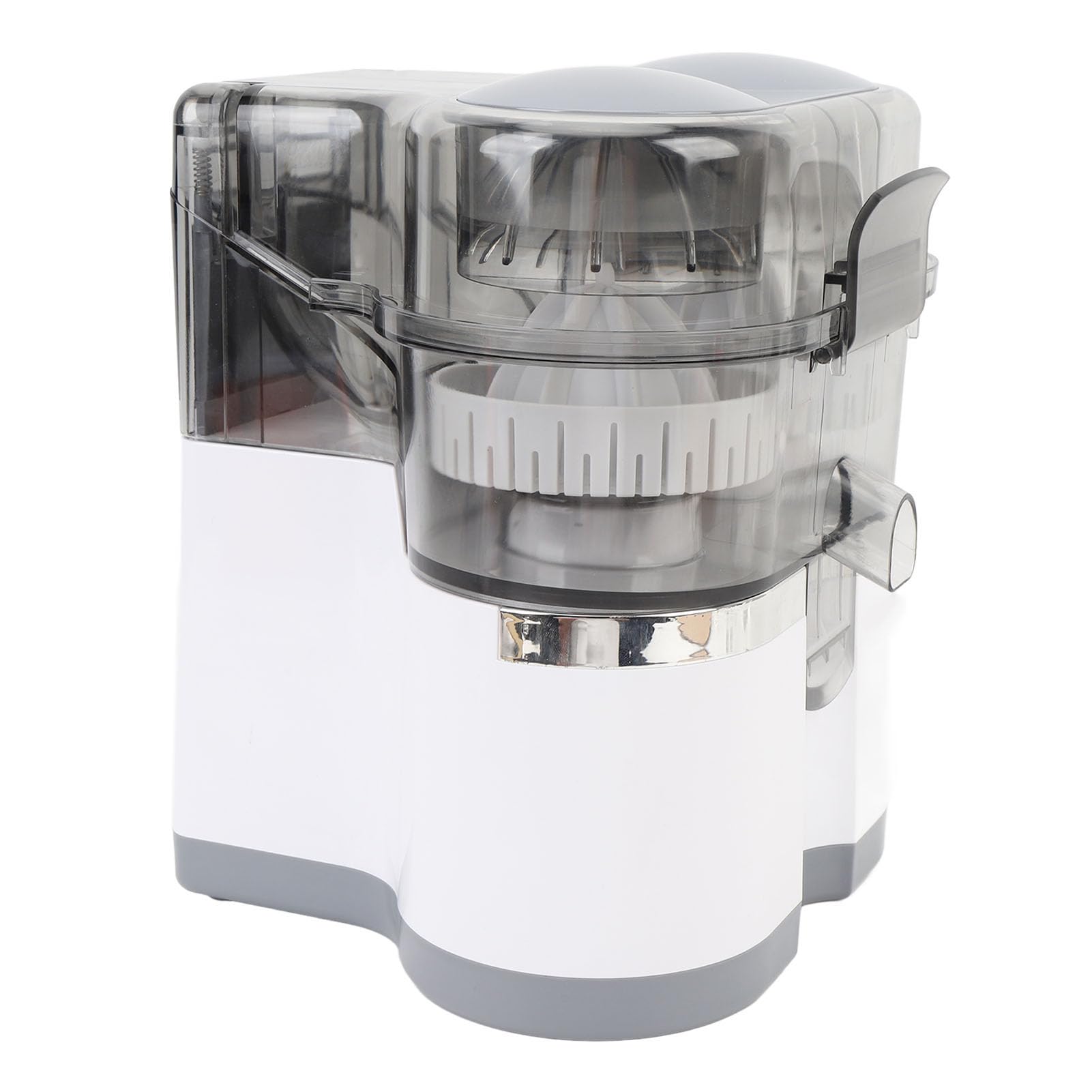 Denash Dual Head Electric Electric Citric Juicer Compact Juice -Extractor Máquina para Limones de Naranja Kiwi Grapefruit, Exprimidor Portátil para Estilo de Vida Rápido (WHITE)