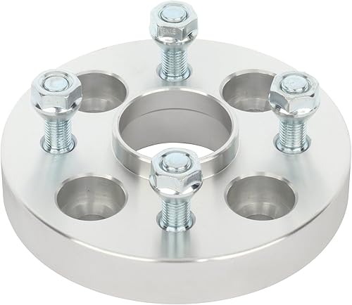 Miniatura 2 de SCITOO 2 espaciadores de rueda de 4 x 100 pulgadas, paso de rosca de 12 x 1.5 pulgadas, orificio del buje de 2.130 in, 4 lengüetas, espaciadores de