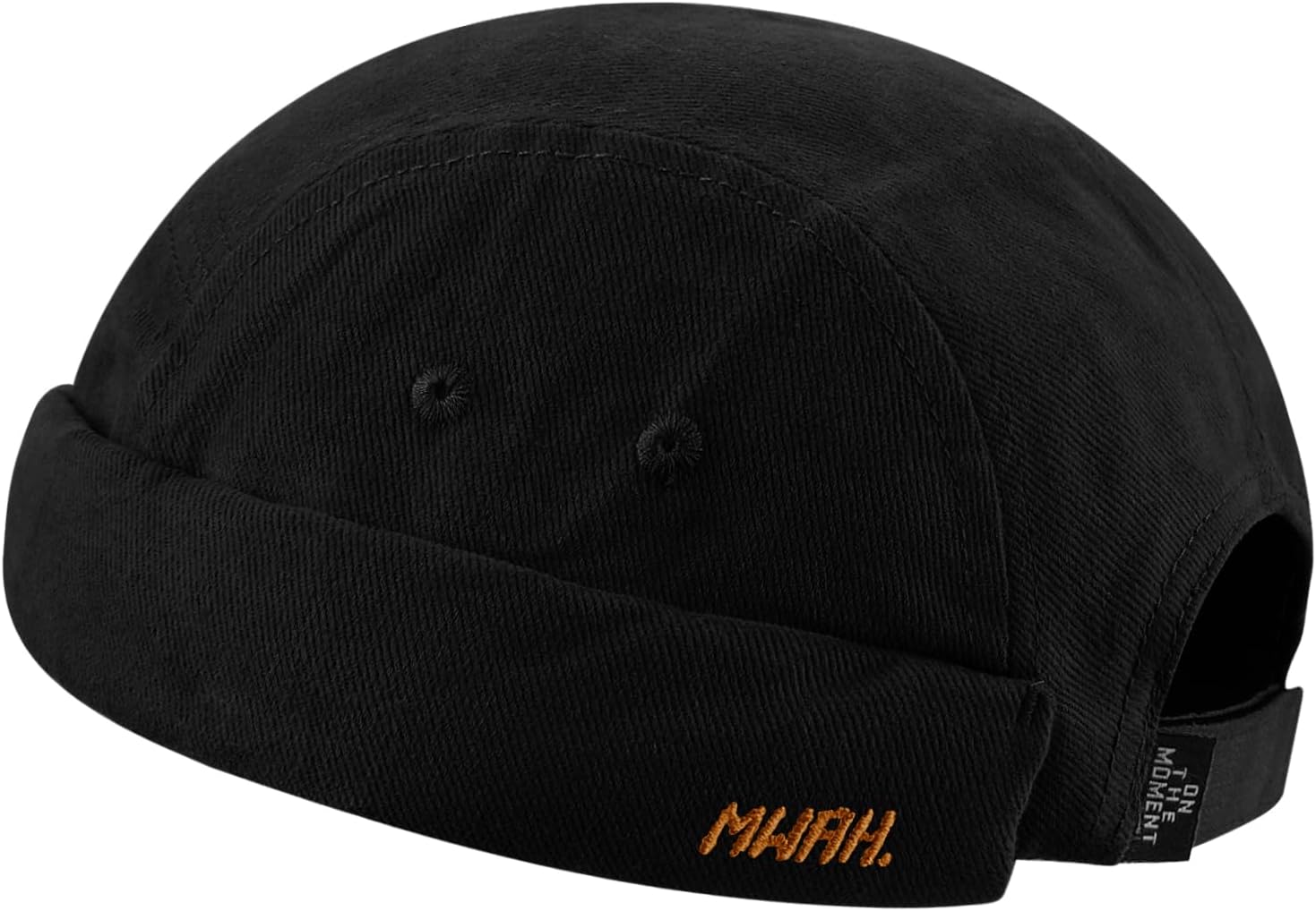 Clakllie Retro Docker Hat for Women Men Cotton No Brim Hat Adjustable Brimless Cap Worker Sailor Cap No Visor Beanie Hat - Image 4