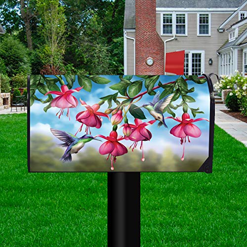 Briarwood Lane Flight Of The Hummingbirds Spring Magnetic Mailbox Cover Floral #TOP2