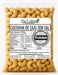 Castanha de Caju Torrada Inteira Sem sal W1 Premium (250g)