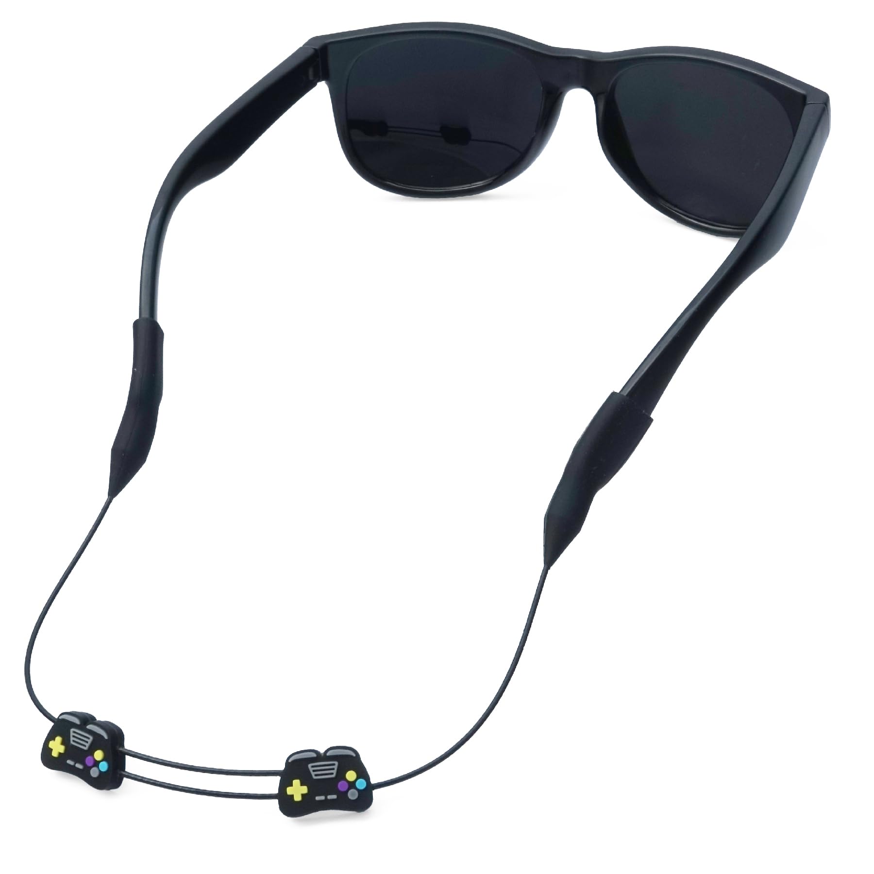 Pilotfish Brillenband für Kinder, kein Schwanz, verstellbar, Sonnenbrillenriemen für Jungen und Mädchen, Videospiel, All