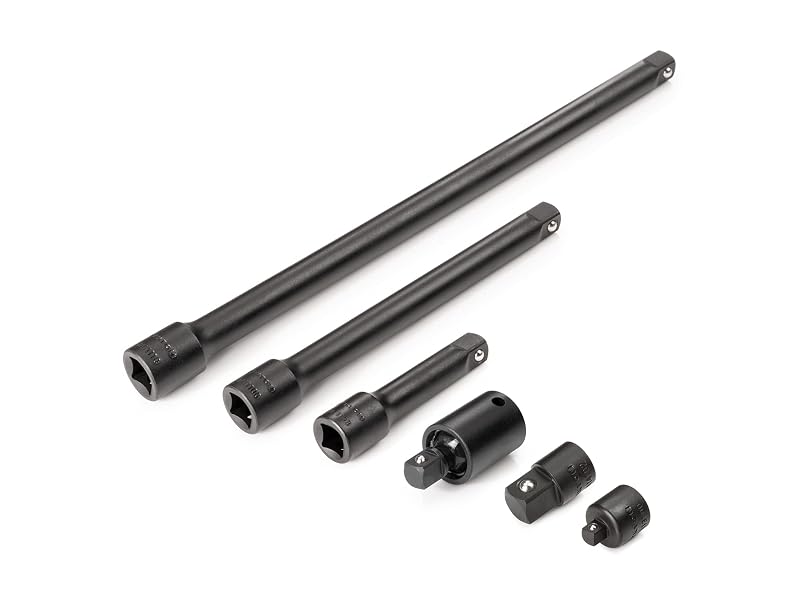 Kit de acessórios de impacto com encaixe de 9,5 mm (3/8 pol.) TEKTON SIA91002, 6 peças