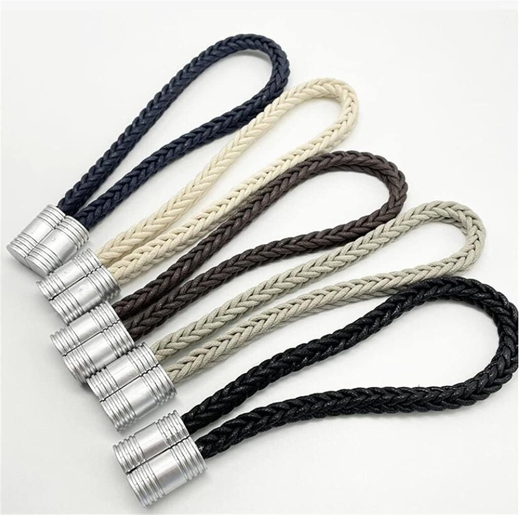 Curtain Bandage Cute Magnetic Buckle Free Punching Bedroom Living Room Soft Decoration(C)