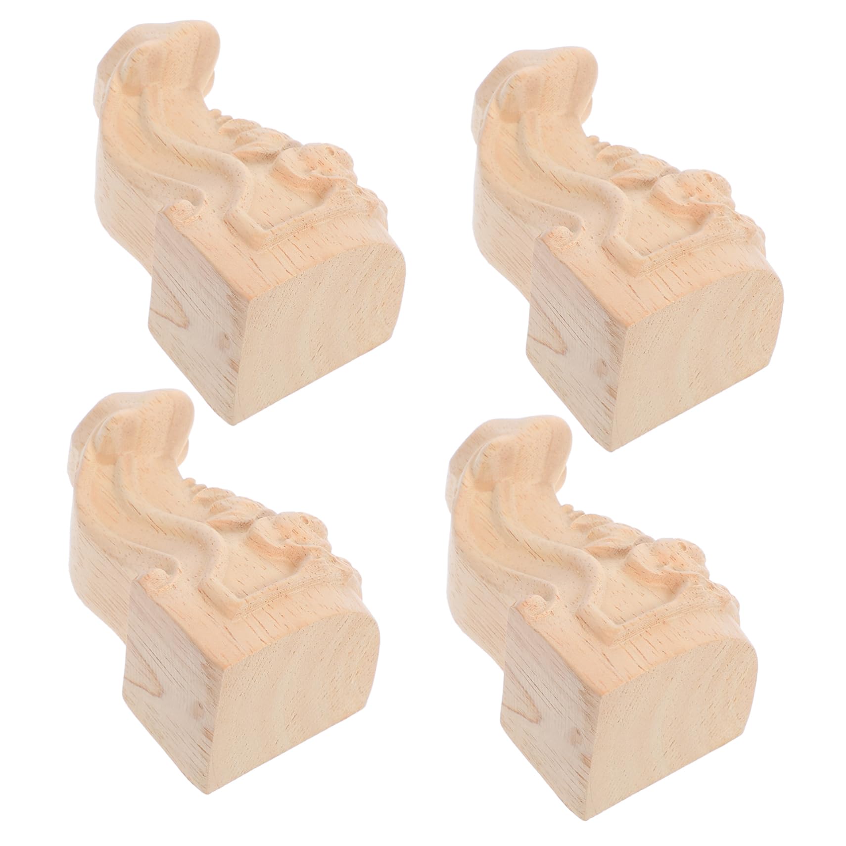 Meuble sculpté en caoutchouc et pied de remplacement pour armoire table mobilier