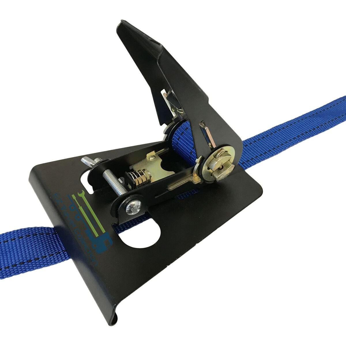 EZ Travel Collection Ratchet Tie Down Spanner 1inchesX15' Belt Clamp Floor Panel Straps Panel Spanner