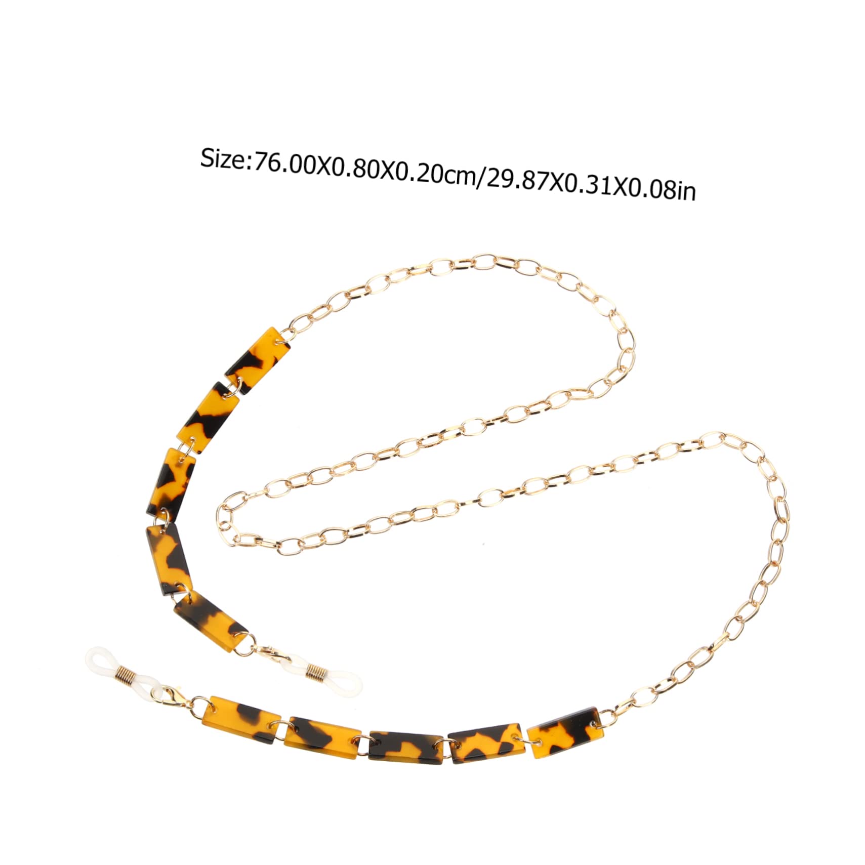 SHERCHPRY 5 Piezas cadena de gafas cordón de cara cordón de gafas diario Gafas de sol gafas sol gafas para niños monturas de gafas collar de anteojos correa antideslizante para gafas Cobre