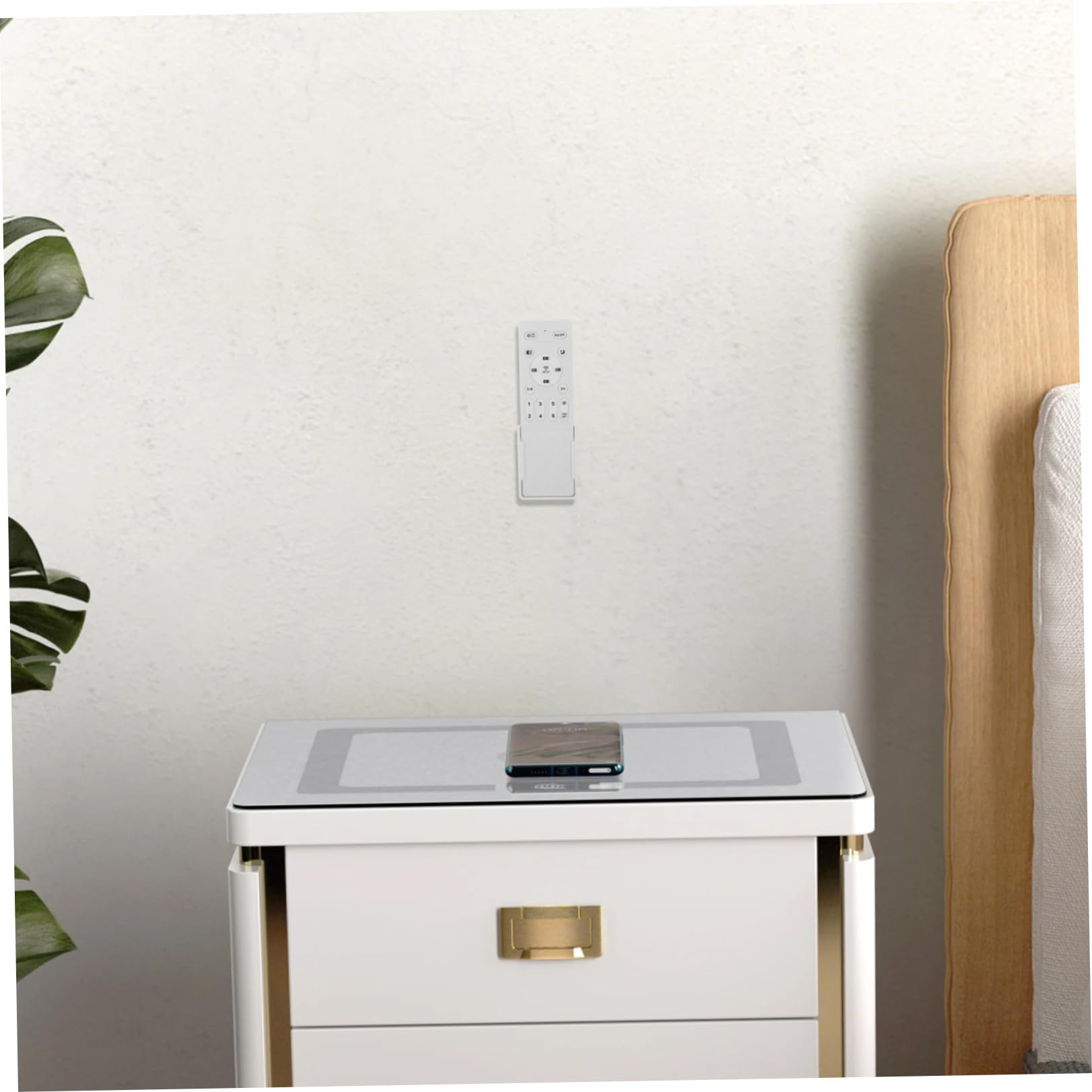 Alipis Telecomando Compatibile e Luce Bianco per Ventilatore da Soffitto in Plastico Controllo Wireless per e Illuminazione Eventi