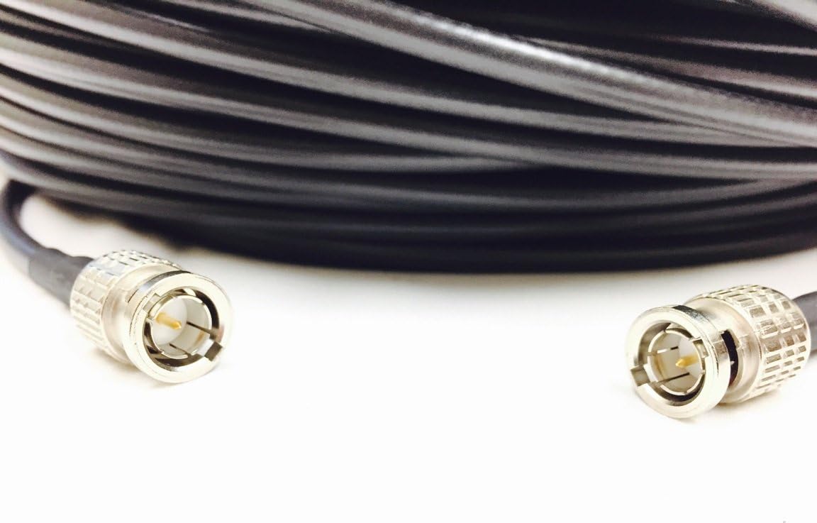 3 Foot HD-SDI BNC to BNC RG59 Belden 1505A (75Ohm) 3GHZ Cable with Canare BCP-B4F Connectors by Custom Cable Connection