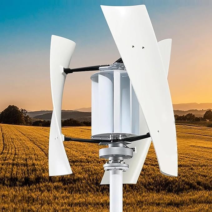 Turbina eólica vertical de 9000W con controlador MPPT para generar energía limpia en casa