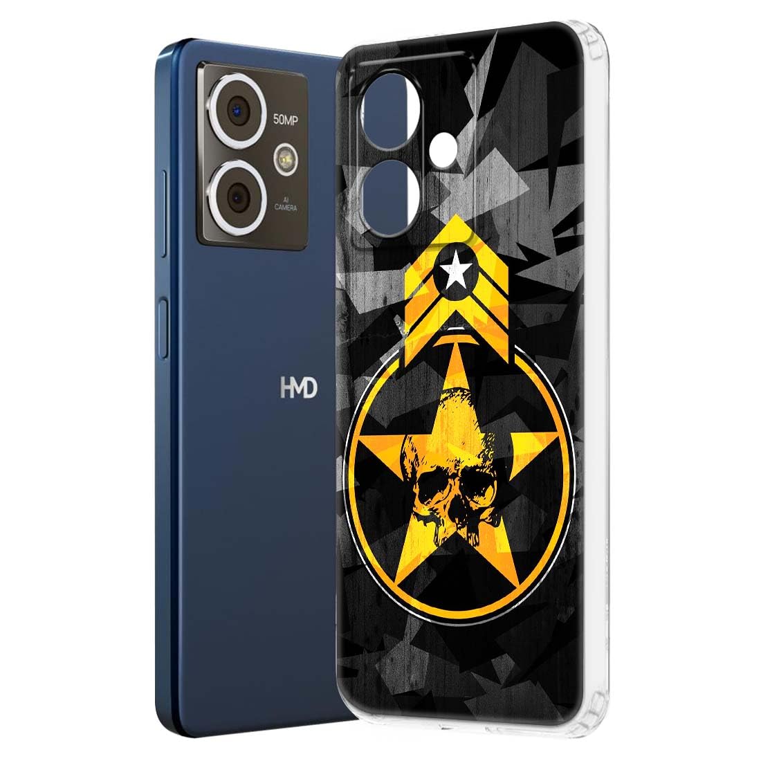 Fashionury Designer Case for HMD Crest 5G, Back Cover for HMD Crest 5G, Printed Back Cover for HMD Crest 5G -D1200