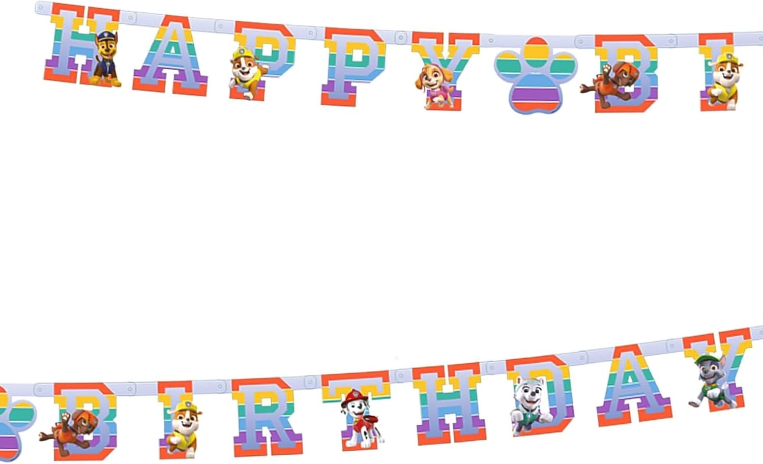 Amscan 9914241 Paw Patrol Letter Banner 2022