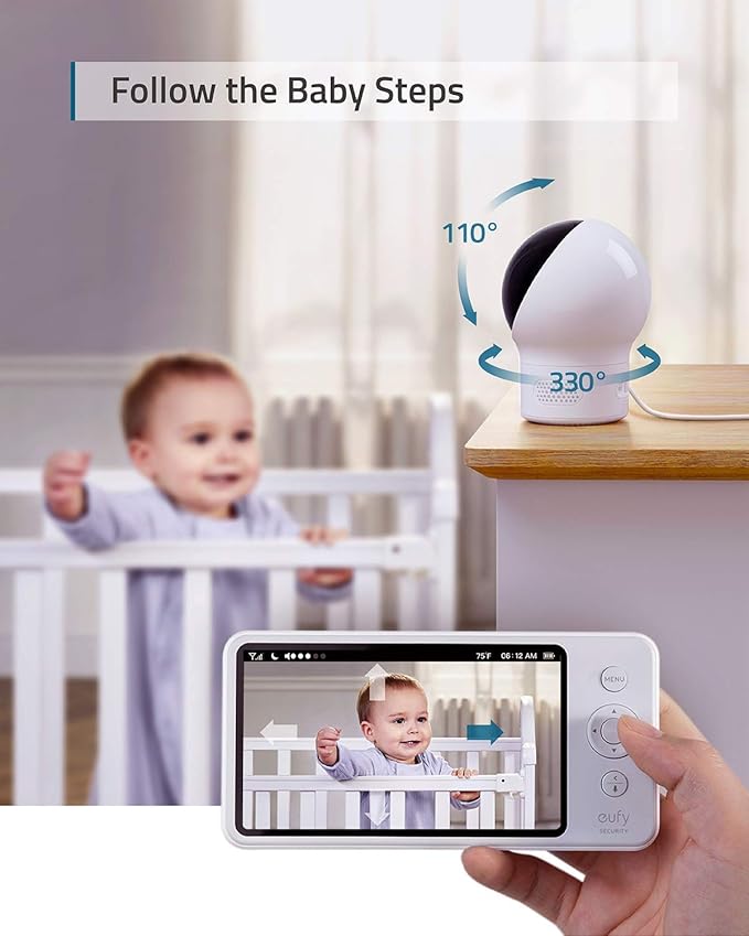 Eufy SpaceView Pro best baby monitor wide angle