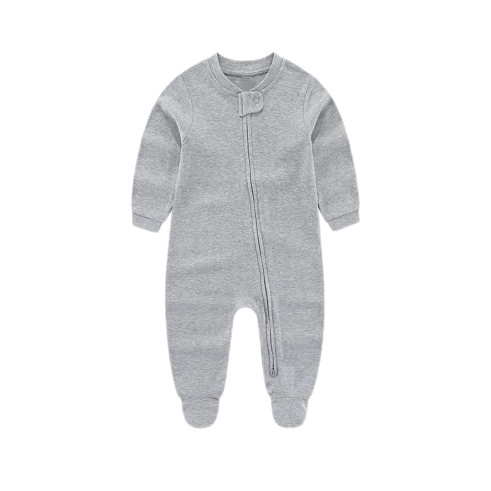 TONE Baby cresce tutine tutine manica lunga per ragazzi ragazze cotone 0-3m/3-6m/6-9m/9-12m