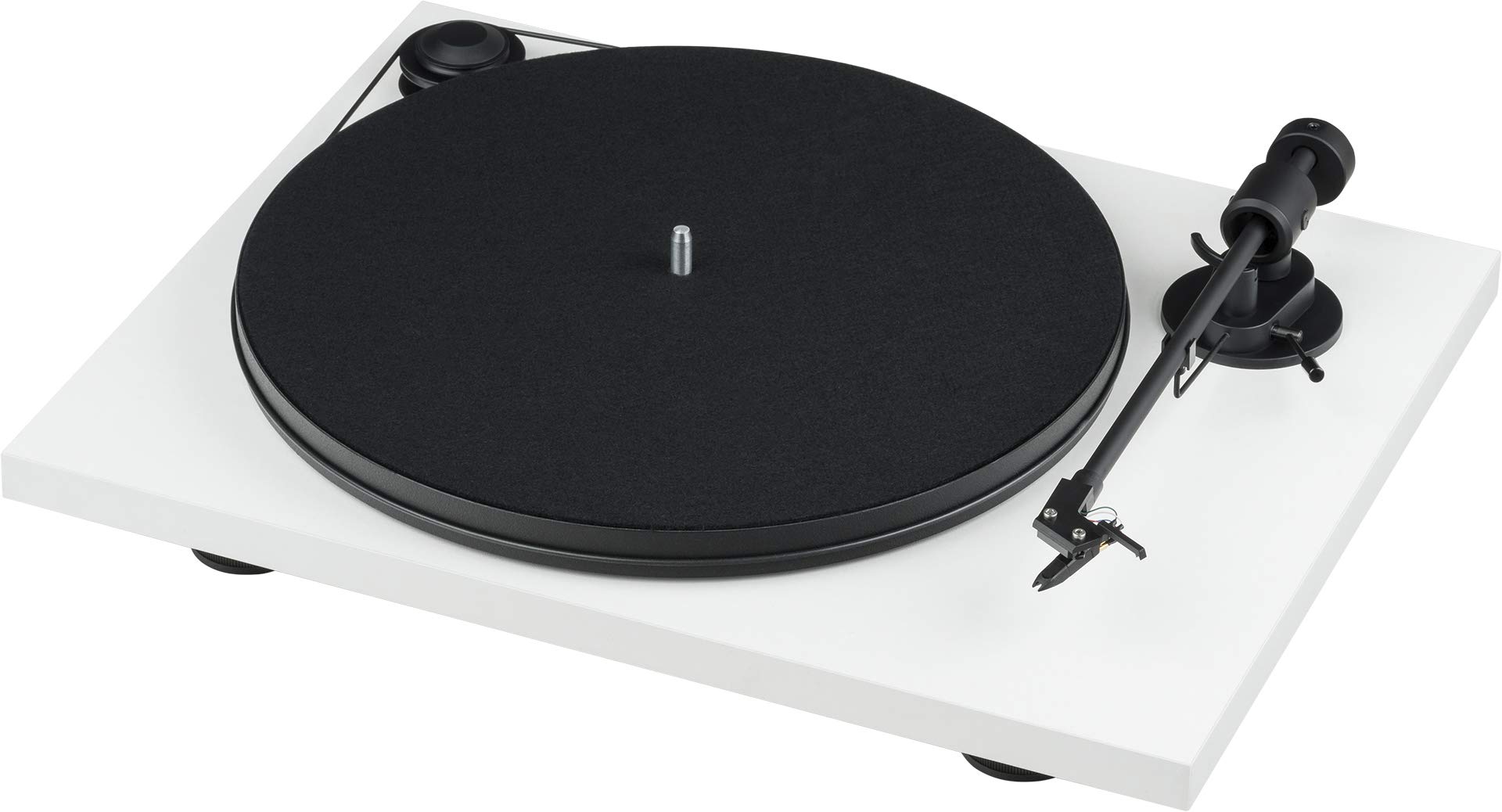 Pro-Ject Primary E Phono - Giradischi - Suono di alta qualità, preamplificatore phono incorporato, facile installazione, include cartuccia Ortofon - Bianco