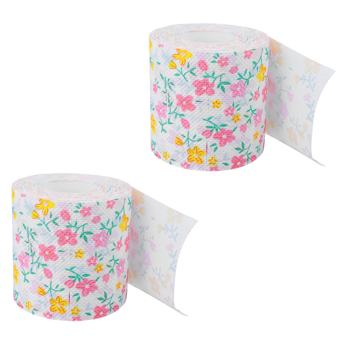 Papel higiénico rosa estampado SECFOU decorativo y desechable para baño
