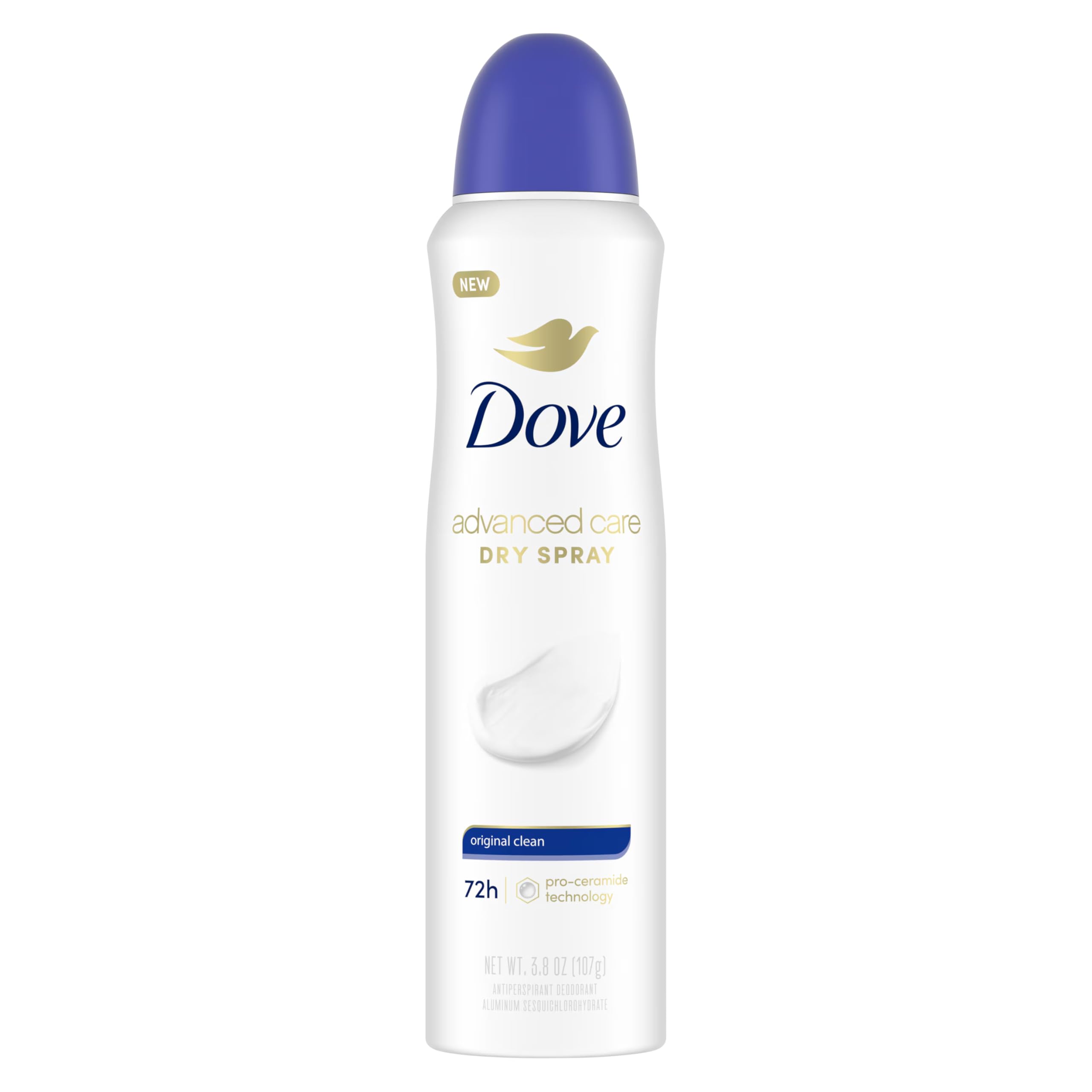 Dove Deodorant 3.8 Ounce Dry Spray Original Clean (113ml) (3 Pack)