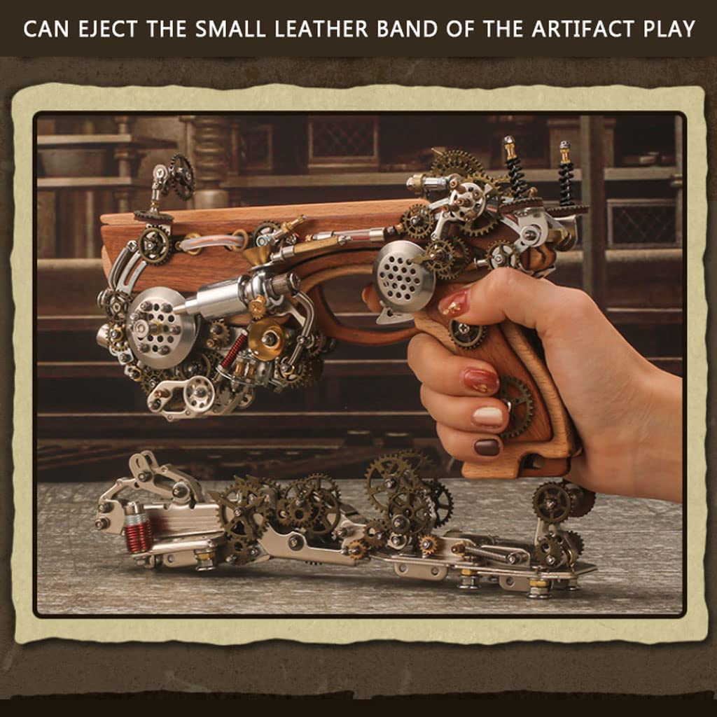 Puzzle 3D per adulti, puzzle 3D in metallo, puzzle 3D creativo in stile steampunk per artigianato, decorazione scrivania, festival