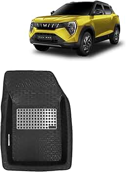 KINGSWAY XUV 3XO Car Mat 4.5D for (Year 2024 Onwards) All Model, Compatible with Mahindra XUV 3XO Car Floor Mats, Complete Set of 3 Pieces, Top Notch ...