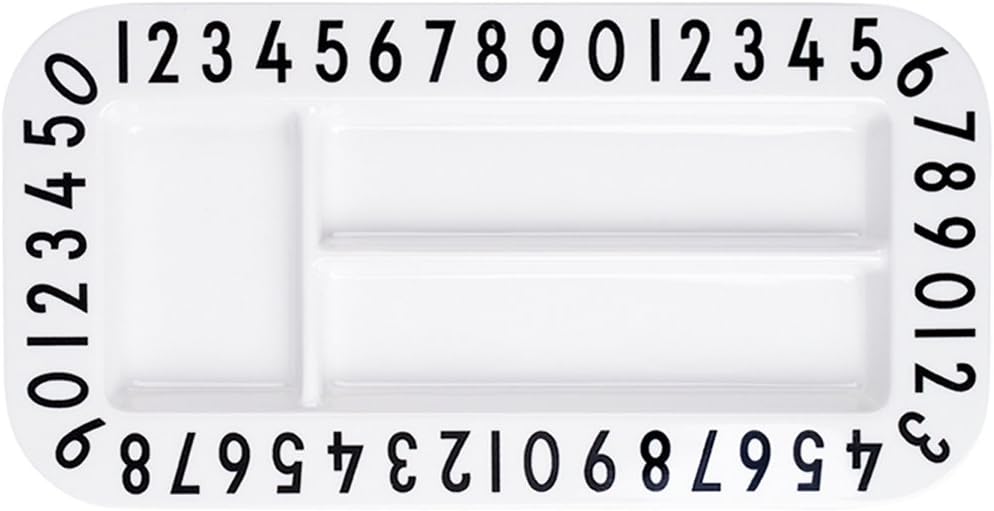 Design Letters - Melamine Snack Plate - Rectangular