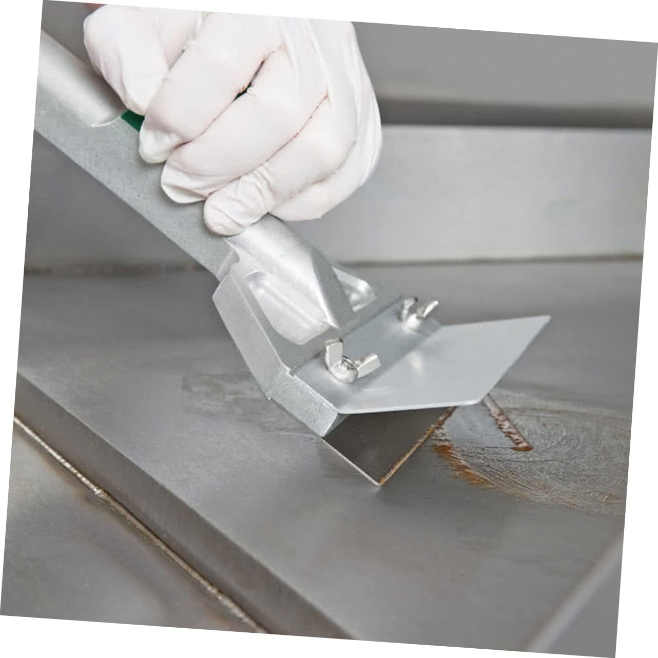 Stainless Steel Blade for BBQ Professional Griddle Scraper Steak Scraper for Cleaning Griddles