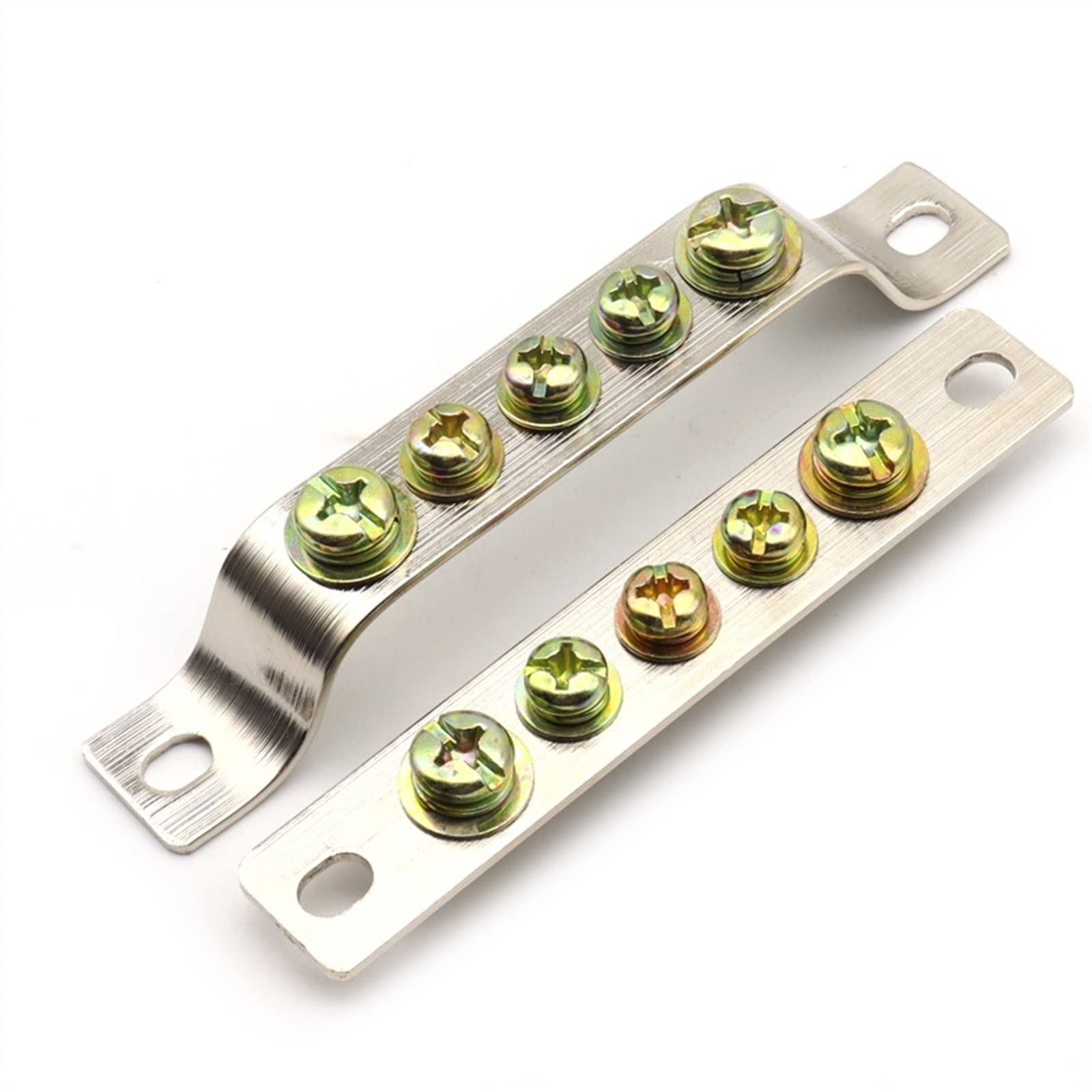 saako Brass Stud High Current Grounding Neutral Terminal 5/7/10 Hole Cross Hexagonal Socket Screw for Distribution Box 1Pcs (Color : 2.5X20 5 Neutral, Size : Hexagonal)