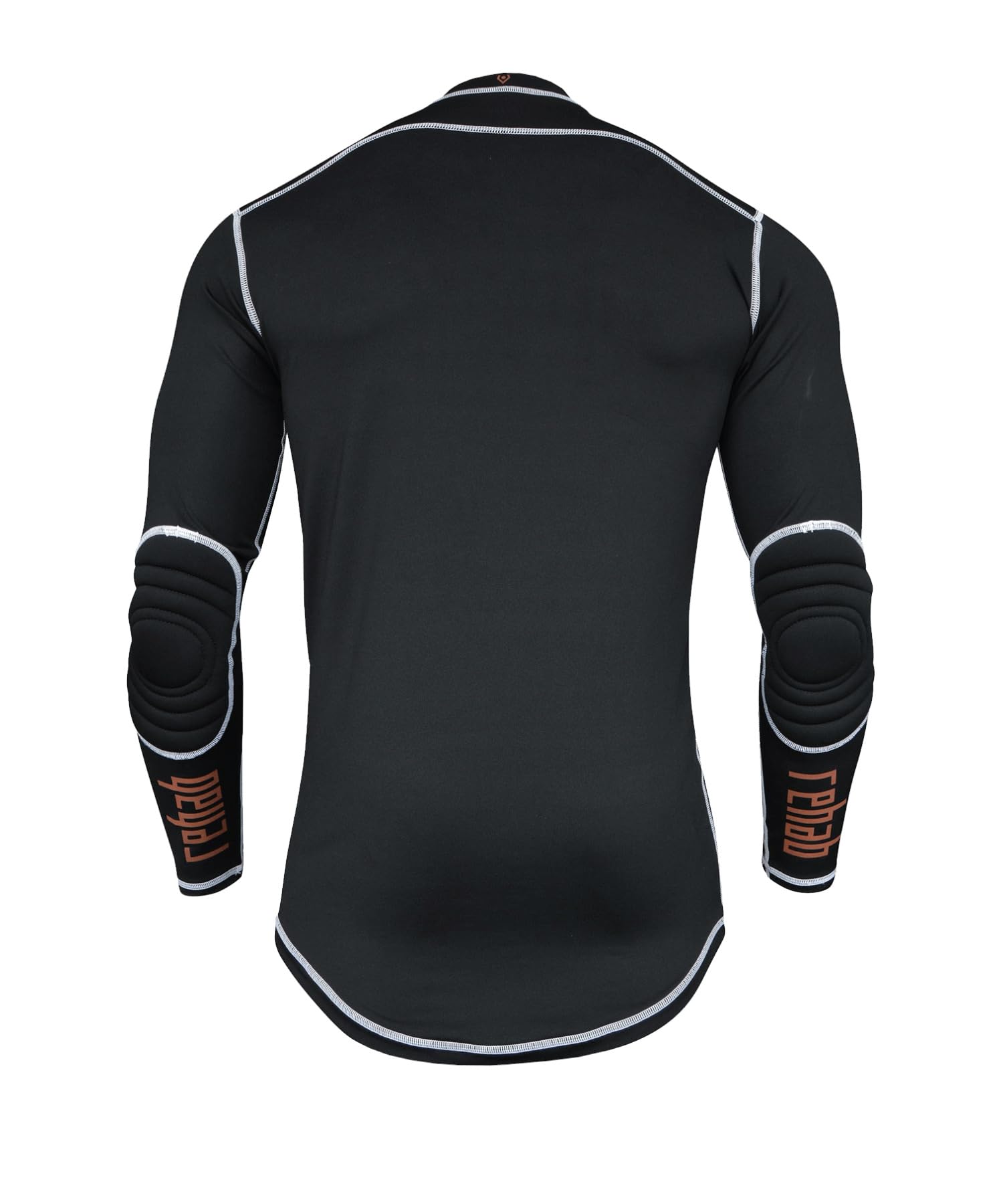 Rehab F999 - Maglietta da Portiere per Bambini, Colore: Nero