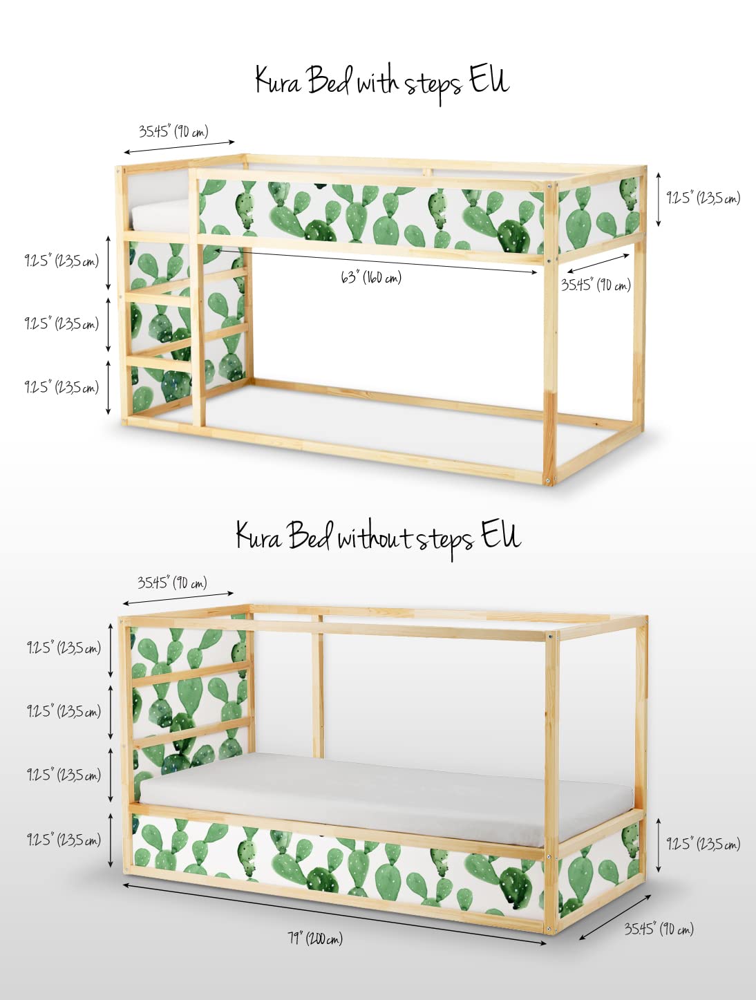 Coloray Conjunto de Pegatinas con Pasos Cama Kura Set Pegatina Para Niños - Flores de campo