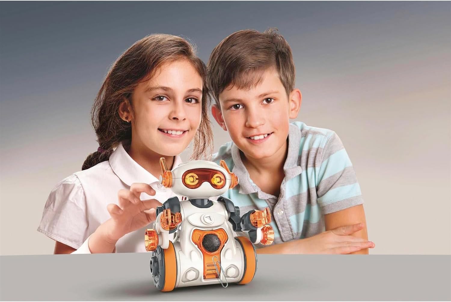 Clementoni Science and Play Robotics - Mio Robot 2.0 for Children 8+ Years, Robotics Kit for Building and Programming Robots, Stimulates Logical Skills, Made in Italy, Italian Language, 19444