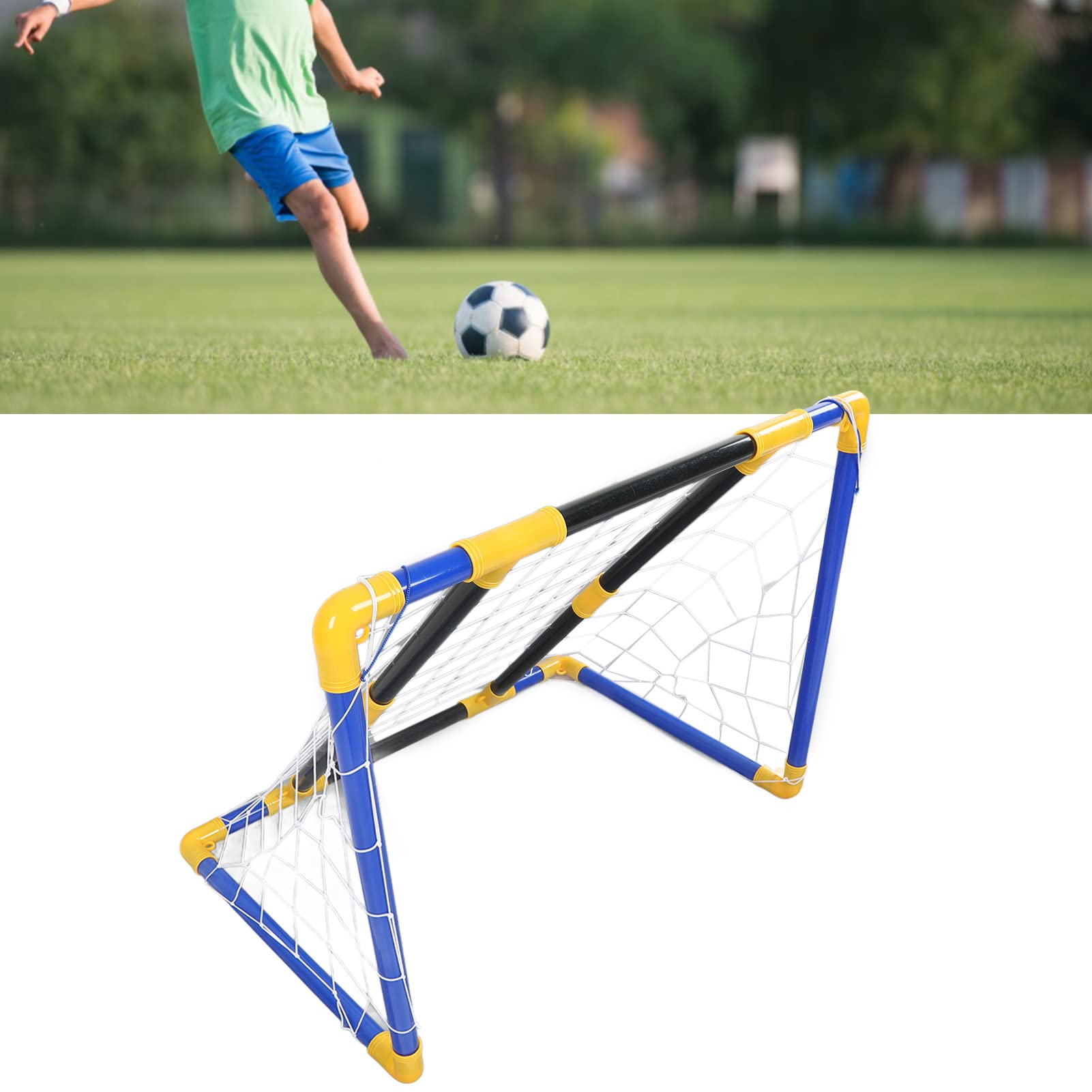 Red de Fútbol para Niños con Fútbol y Pelotas de Lanzamiento, Gran Regalo para la Capacidad de Ejercicio de los Niños